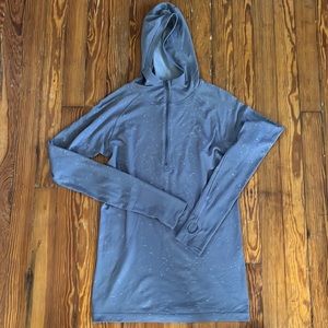 Sz 8 Lululemon hooded 1/4 zip Swiftly